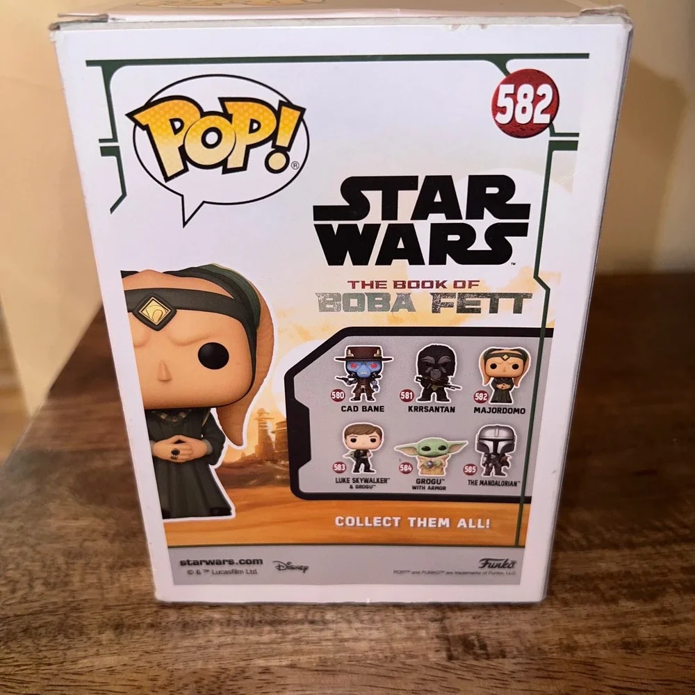 Funko Pop! Star Wars: Book of Boba Fett-Majordomo‎ Vinyl Figure #582 Bobble-Head